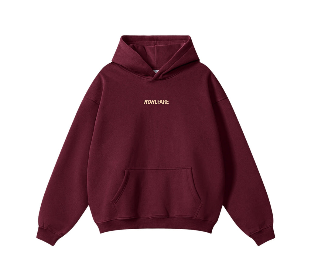 RHLFRE Bergundy Hoodie